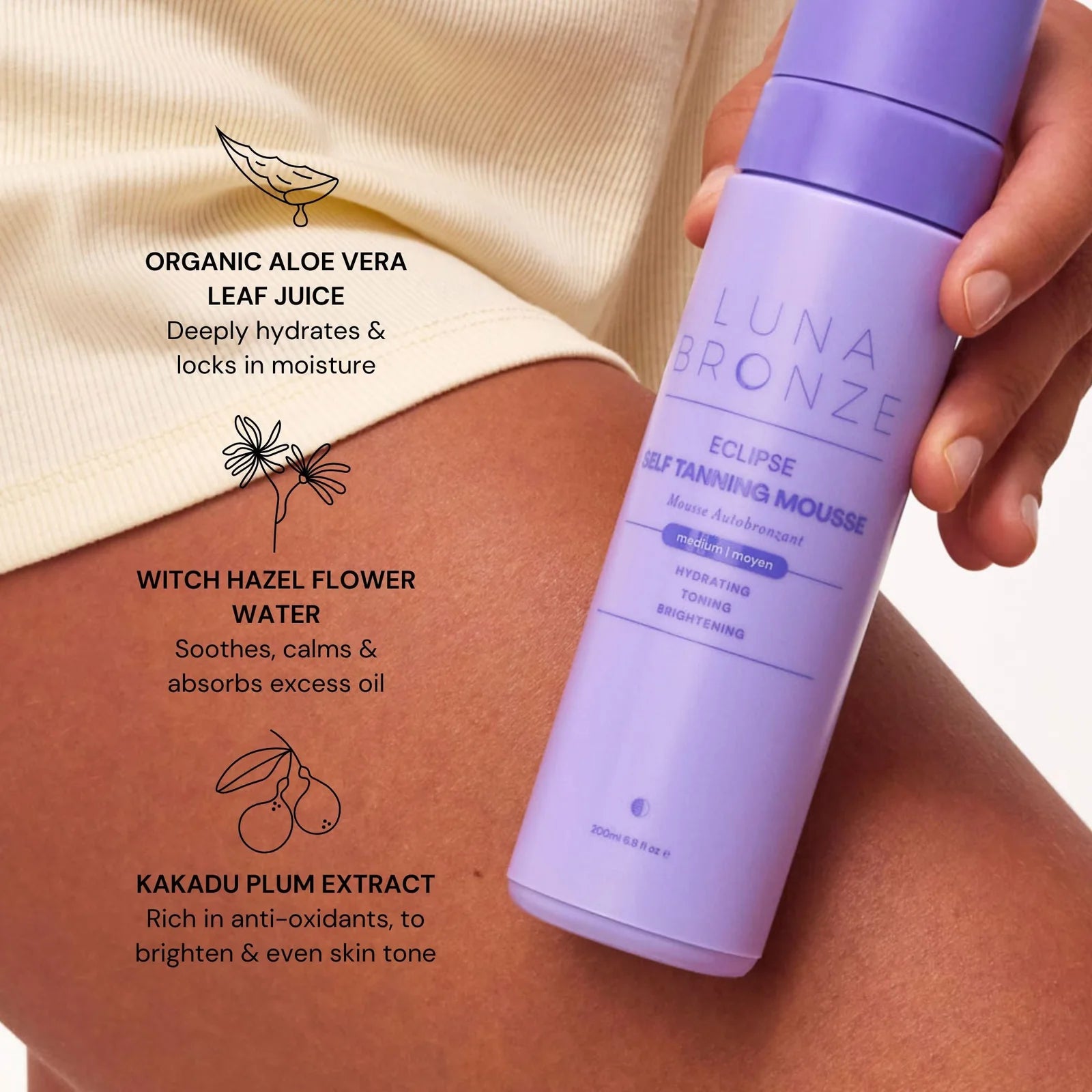 Luna Bronze® Eclipse Tanning Mousse