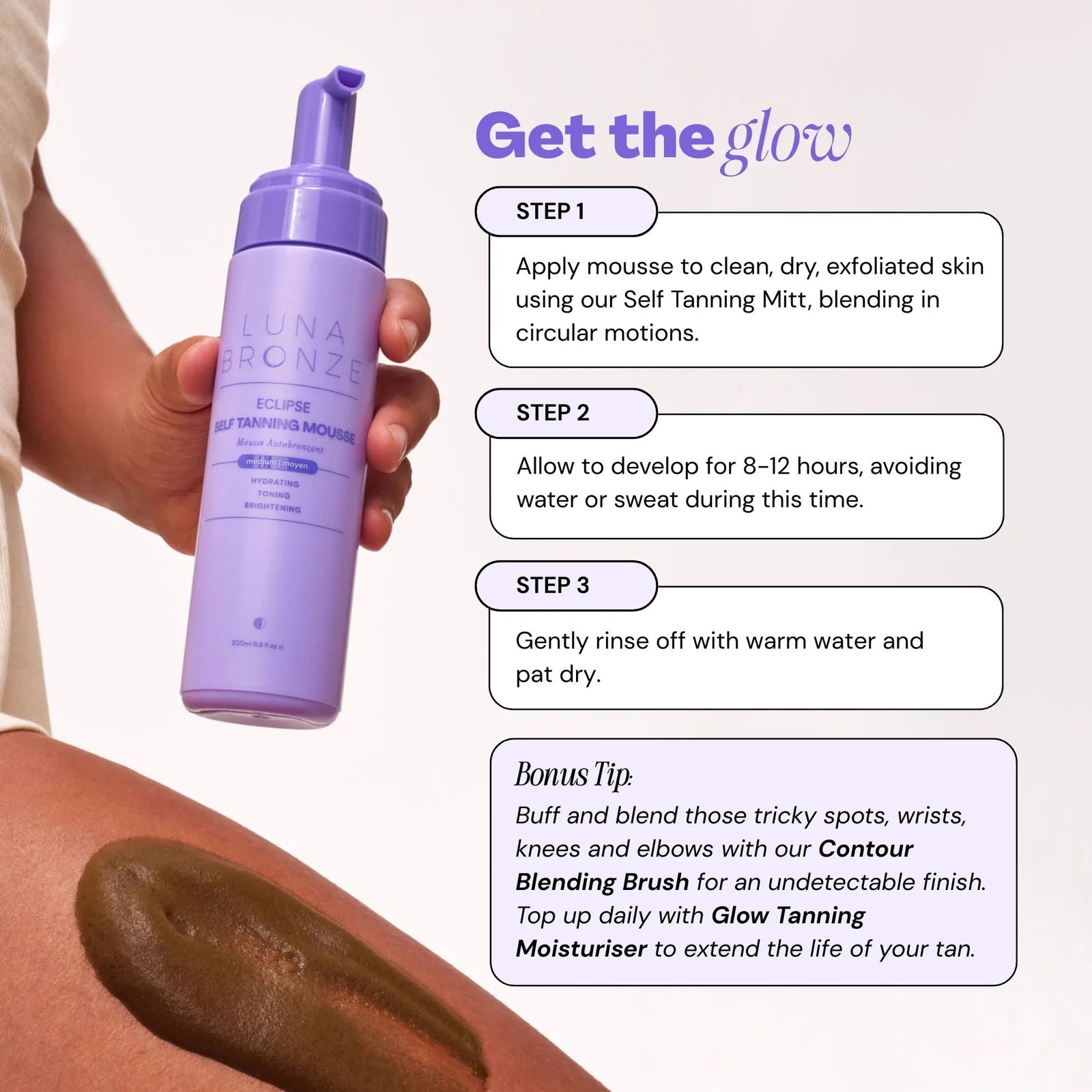 Luna Bronze® Eclipse Tanning Mousse