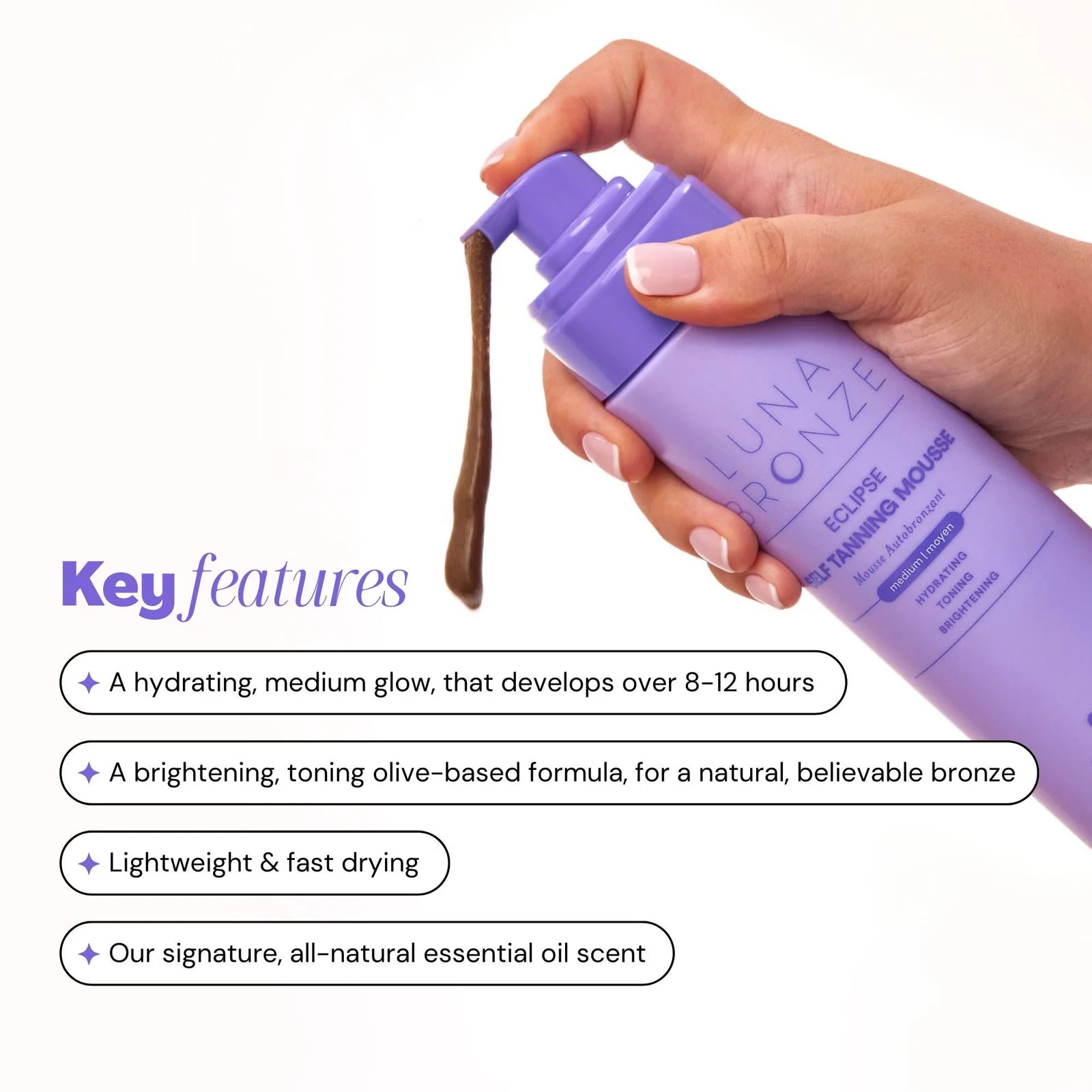 Luna Bronze® Eclipse Tanning Mousse