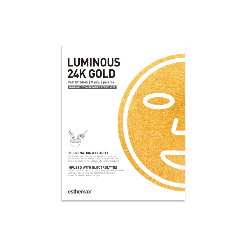 Esthemax Limunous 24K Gold Hydrojelly Masks (2-Pack)
